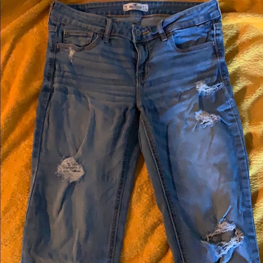 Ripped Hollister Skinny Jeans